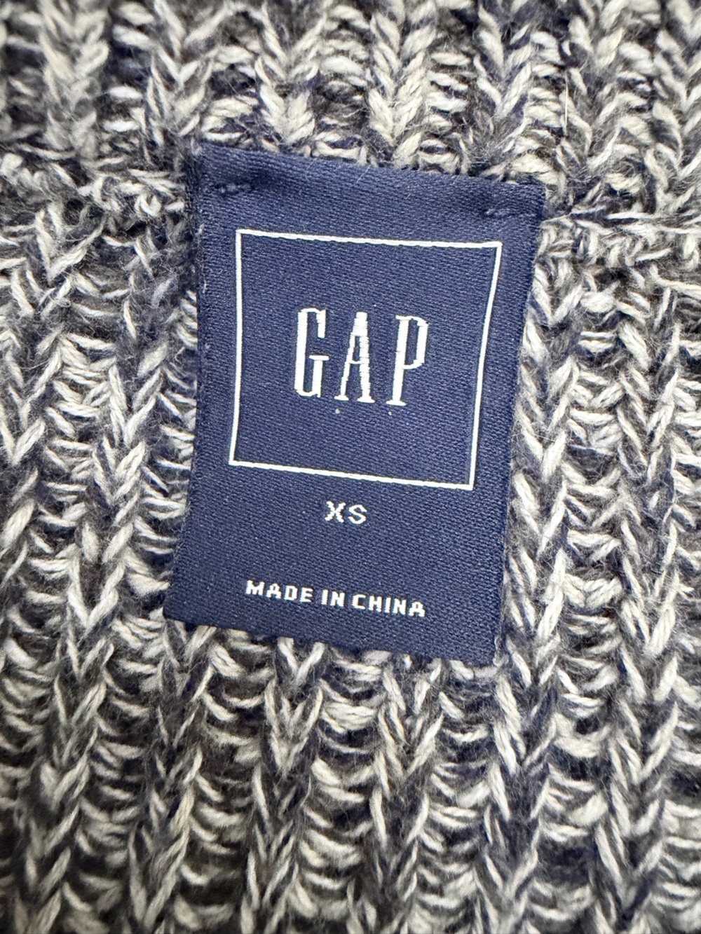 GAP Gray Marled Crewneck Sweater - Picture 8 of 8